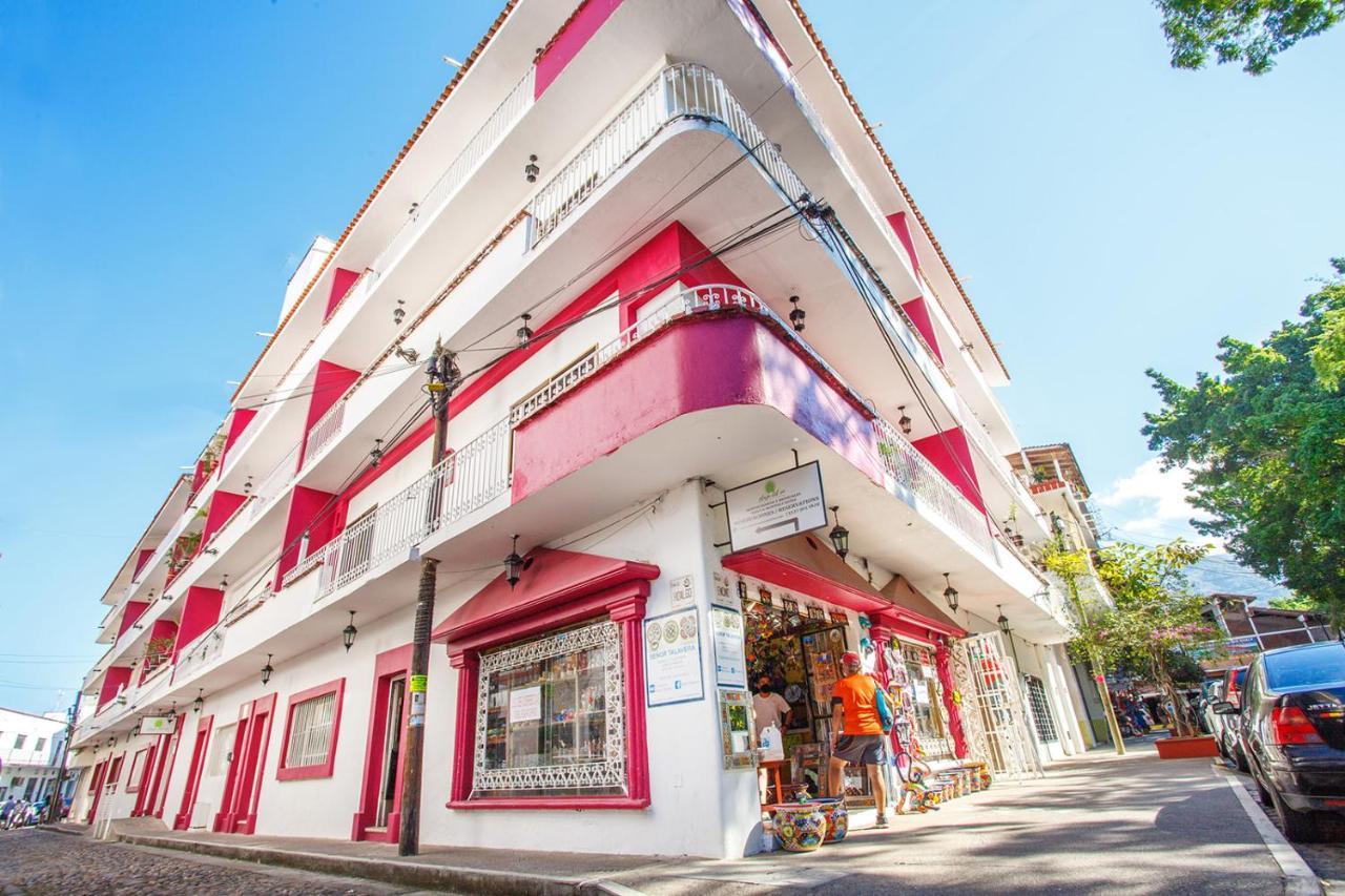 Suites Plaza Del Rio - Family Hotel Malecon Centro Puerto Vallarta Eksteriør billede